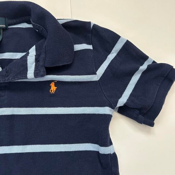 Y2k striped polo baby tee - Picture 2 of 4